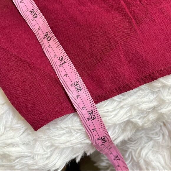 ANTHROPOLOGIE OUT FROM UNDER STRAPPY OPEN BACK SLEEVELESS SLIP DRESS RED SZ M‎ - Picture 10 of 10